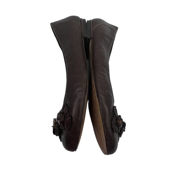 Alex Marie Brown Beaded Embellished Ballet Flats Size 9.5 Women's - Picture 5 of 9